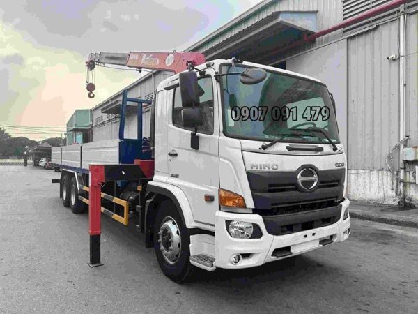 Hino 3 Chân Gắn Cẩu 5 Tấn Unic URV554