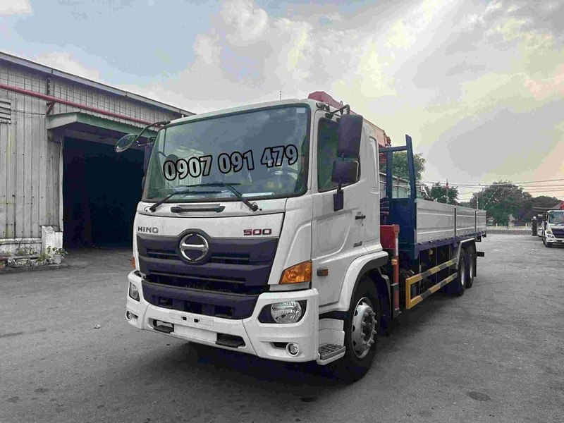 Hino 3 Chân Gắn Cẩu 5 Tấn Unic URV554