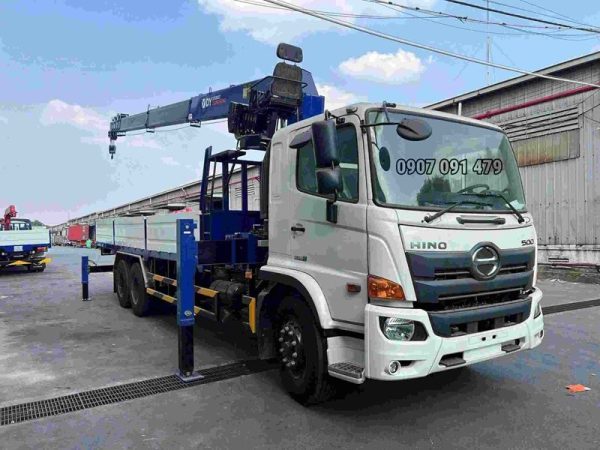 Hino 3 Chân Gắn Cẩu DongYang 8 Tấn 7 Khúc SS2037