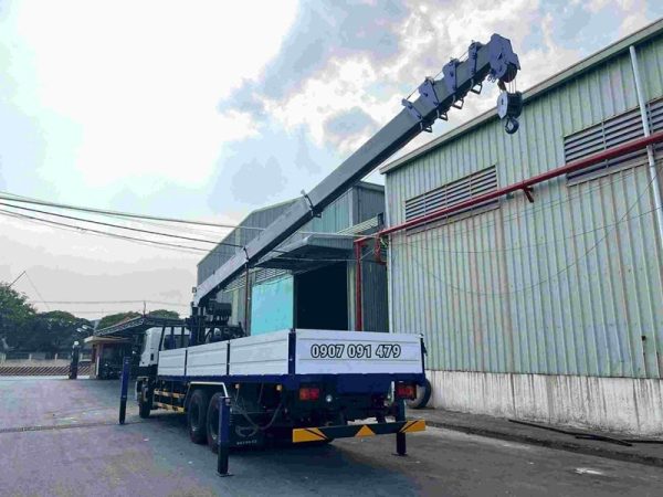 Hino 3 Chân Gắn Cẩu DongYang 8 Tấn 7 Khúc SS2037