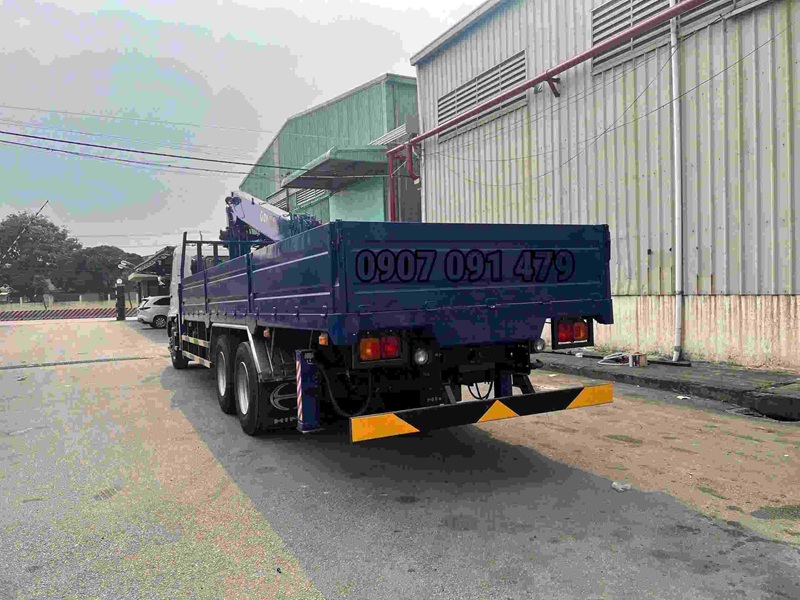 Hino 3 Chân Gắn Cẩu 8 Tấn 6 Khúc DY-SS2036