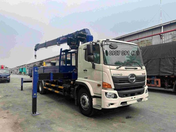 Hino 3 Chân Gắn Cẩu 8 Tấn 6 Khúc DY-SS2036