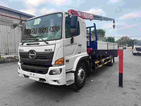Hino 8 Tấn FG Gắn Cẩu Unic 6 Tấn 5 Khúc