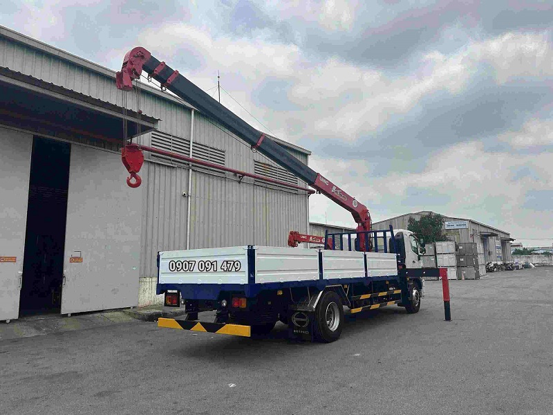 Hino 8 Tấn FG Gắn Cẩu Unic 6 Tấn 5 Khúc