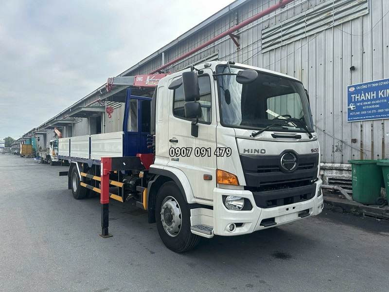 Hino 8 Tấn Gắn Cẩu Unic URV374K