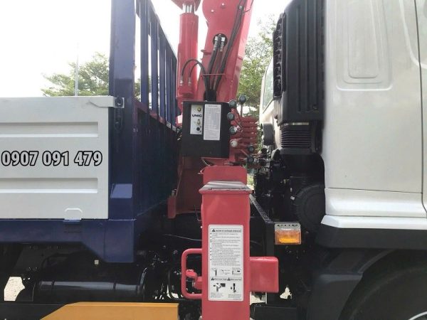 Hino 8 Tấn Gắn Cẩu Unic 5 Tấn 4 Khúc URV554K