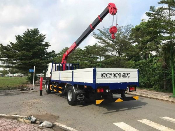 Hino 8 Tấn Gắn Cẩu Unic 5 Tấn 4 Khúc URV554K