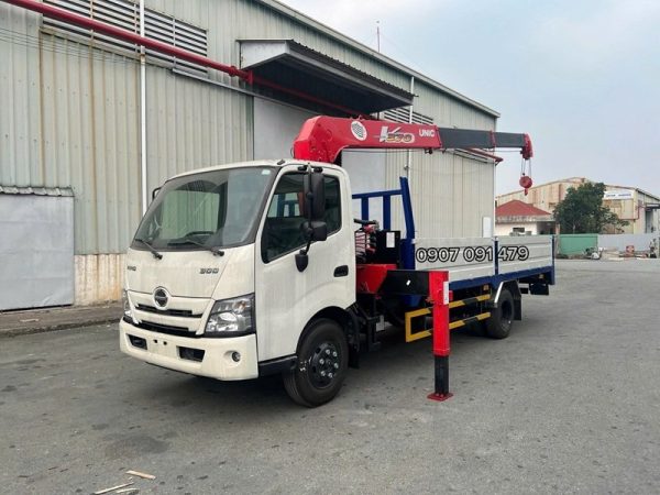 Hino Xzu730 Gắn Cẩu Unic 375
