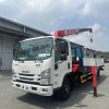 Isuzu NPR350 2 Tấn 5 Gắn Cẩu Unic 3 Tấn 4 khúc