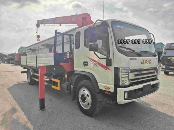 Jac N900 Gắn Cẩu Unic 5 Tấn 4 Khúc URV554K