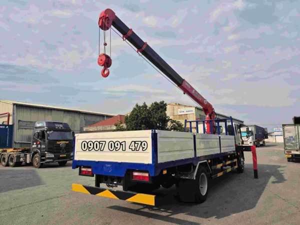 Jac N900 Gắn Cẩu Unic 5 Tấn 4 Khúc URV554K