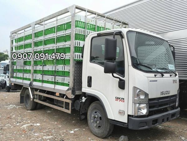 Isuzu QKR270 chở gia cầm